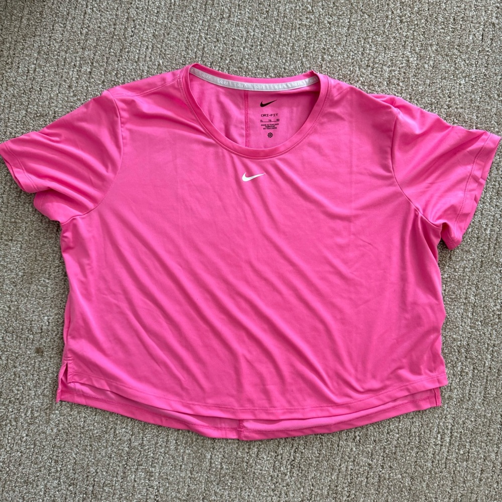 Hot Pink Nike Cropped Top